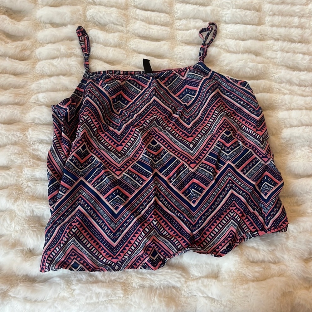 cute multi colored tank top